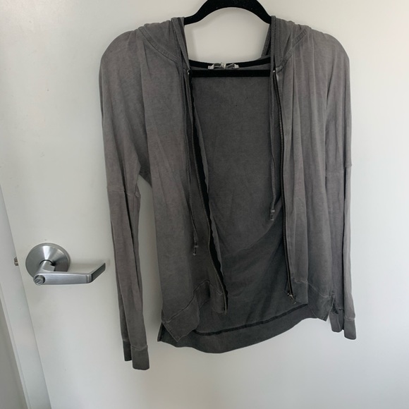 BKE Jackets & Blazers - grey zip up jacket with hood